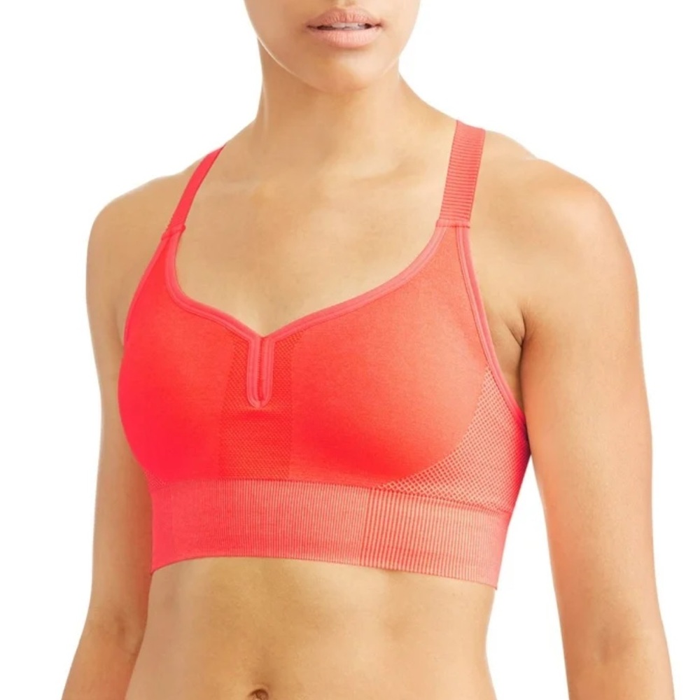 Athletic Works Women's Core Active Racerback Seamless Sports Bra